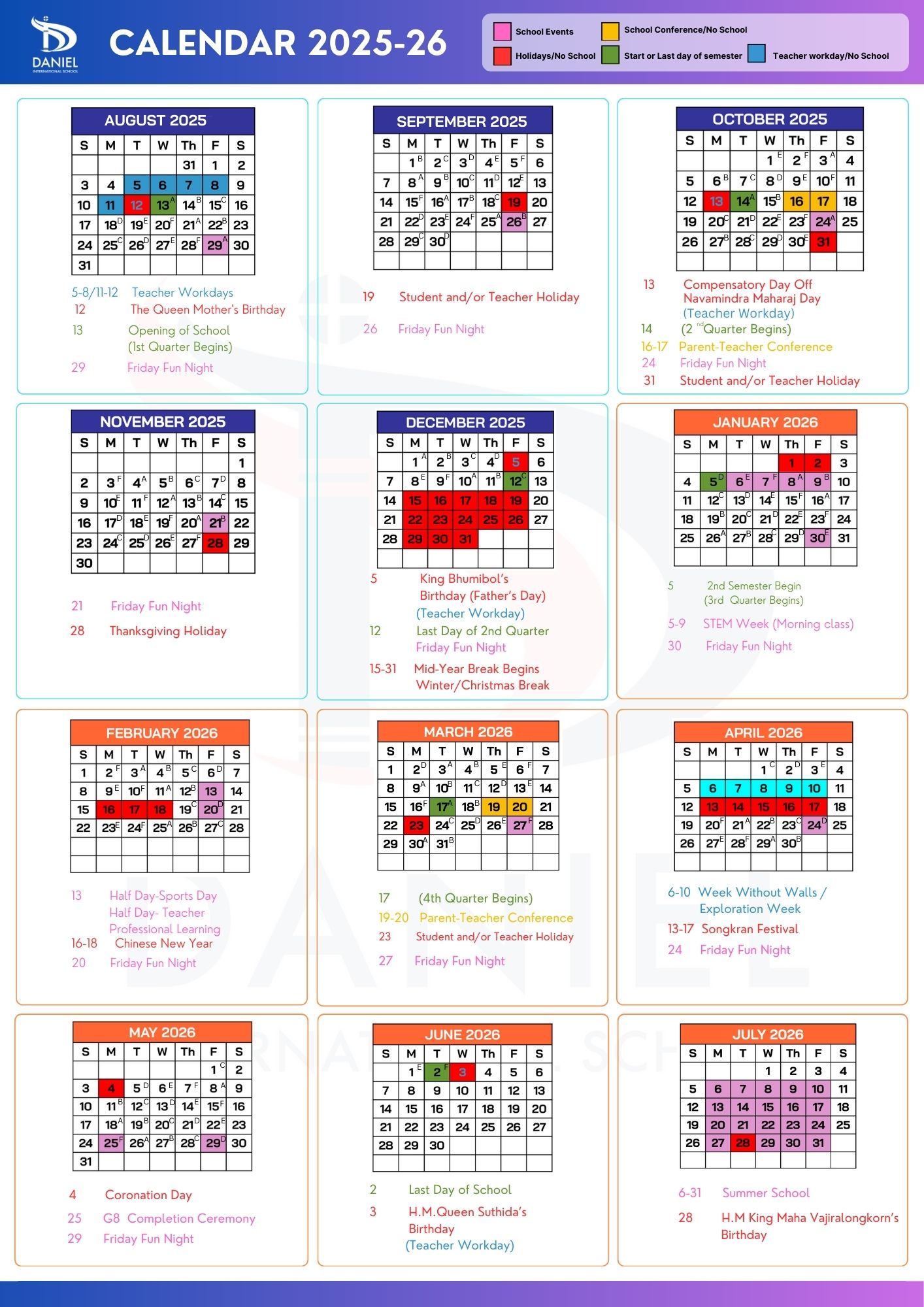Calendar